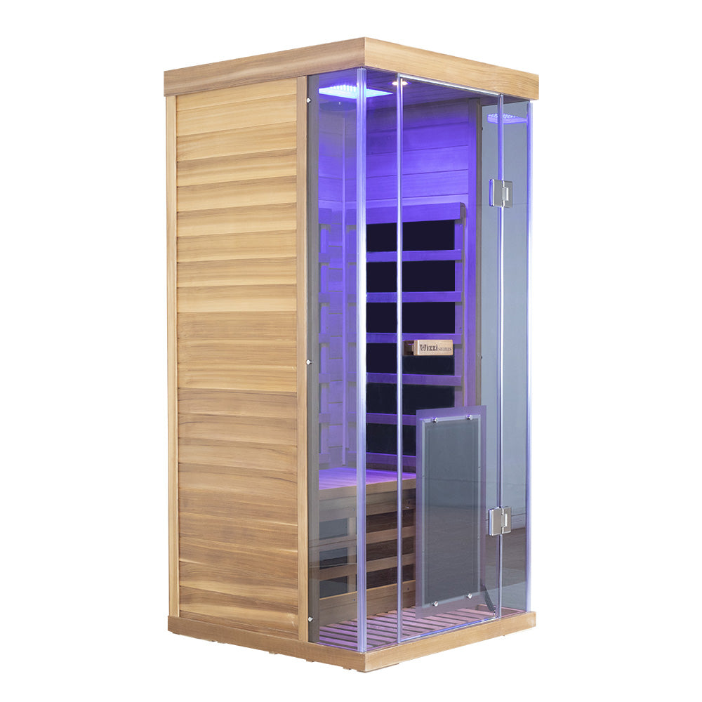 Wizzisaunas SR01 — 1-Person Traditional Steam Sauna Room