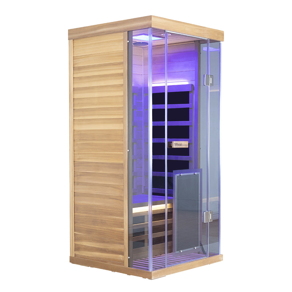 Wizzisaunas SR01 — 1-Person Traditional Steam Sauna Room