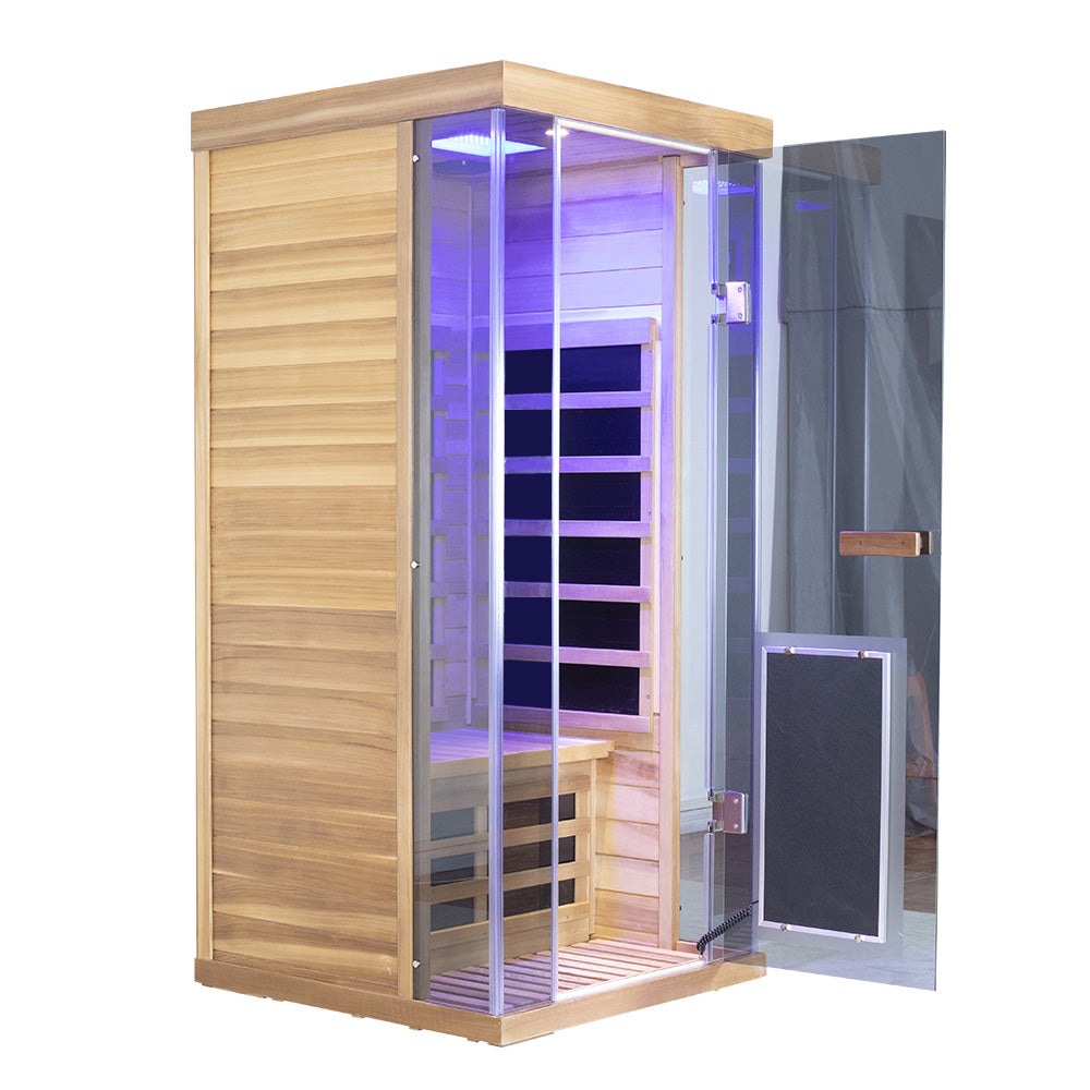 Wizzisaunas SR01 — 1-Person Traditional Steam Sauna Room
