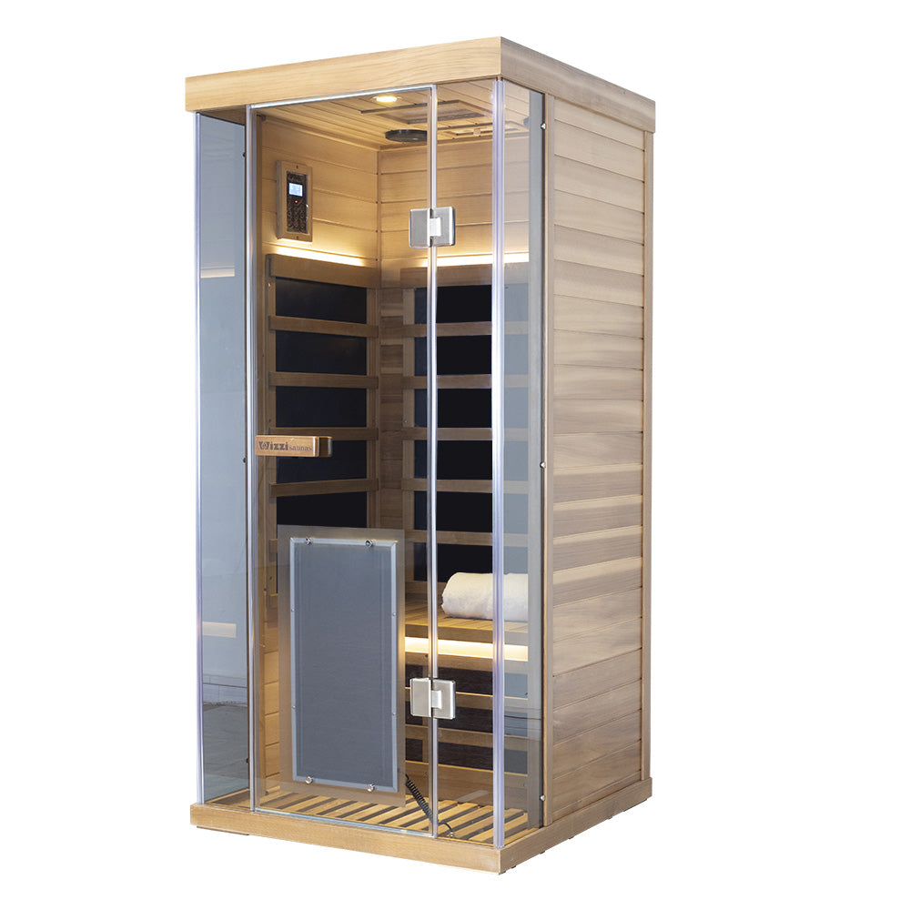 Wizzisaunas SR01 — 1-Person Traditional Steam Sauna Room
