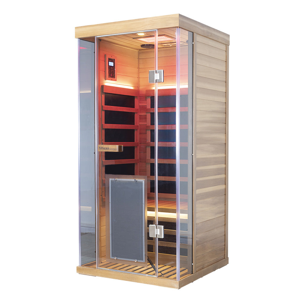 Wizzisaunas SR01 — 1-Person Traditional Steam Sauna Room