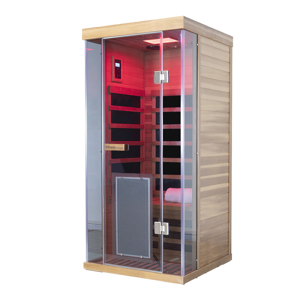 Wizzisaunas SR01 — 1-Person Traditional Steam Sauna Room