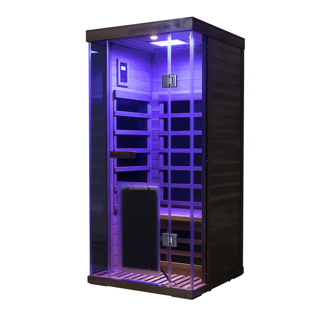 Wizzisaunas SR01 — 1-Person Traditional Steam Sauna Room