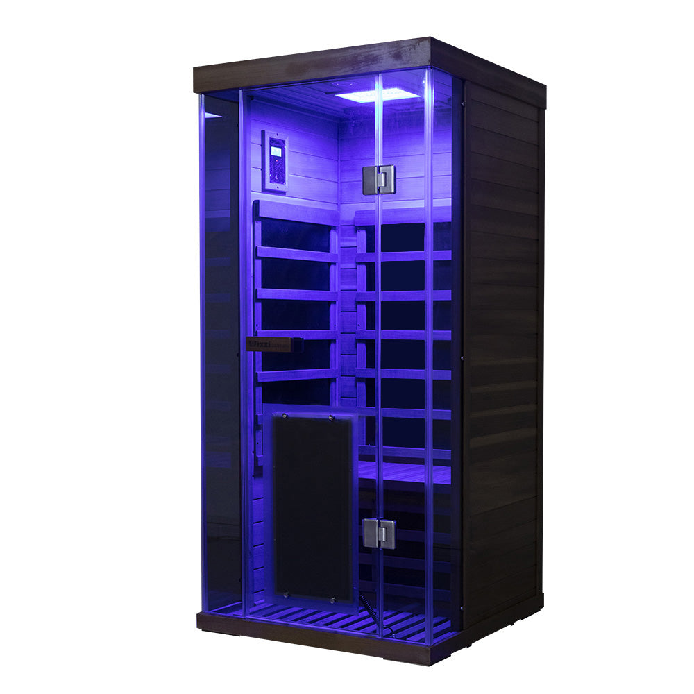 Wizzisaunas SR01 — 1-Person Traditional Steam Sauna Room