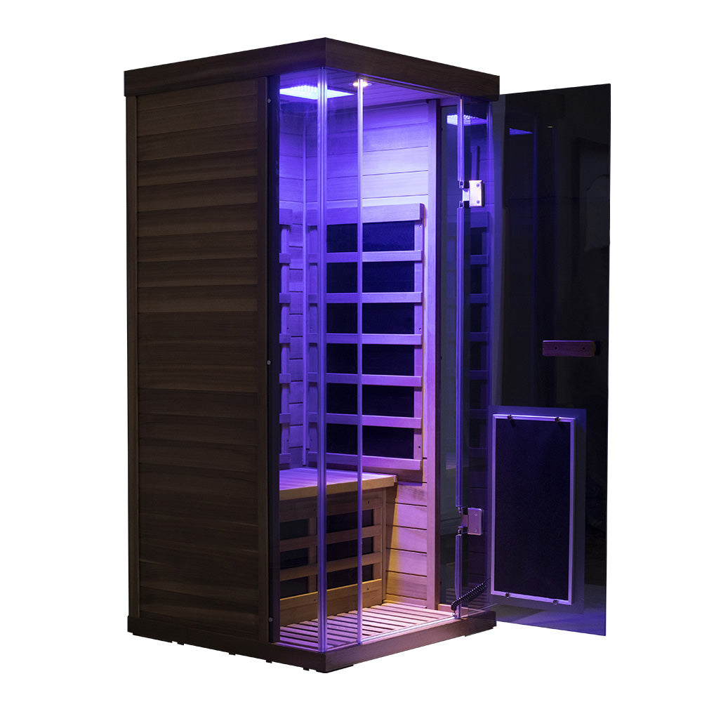 Wizzisaunas SR01 — 1-Person Traditional Steam Sauna Room