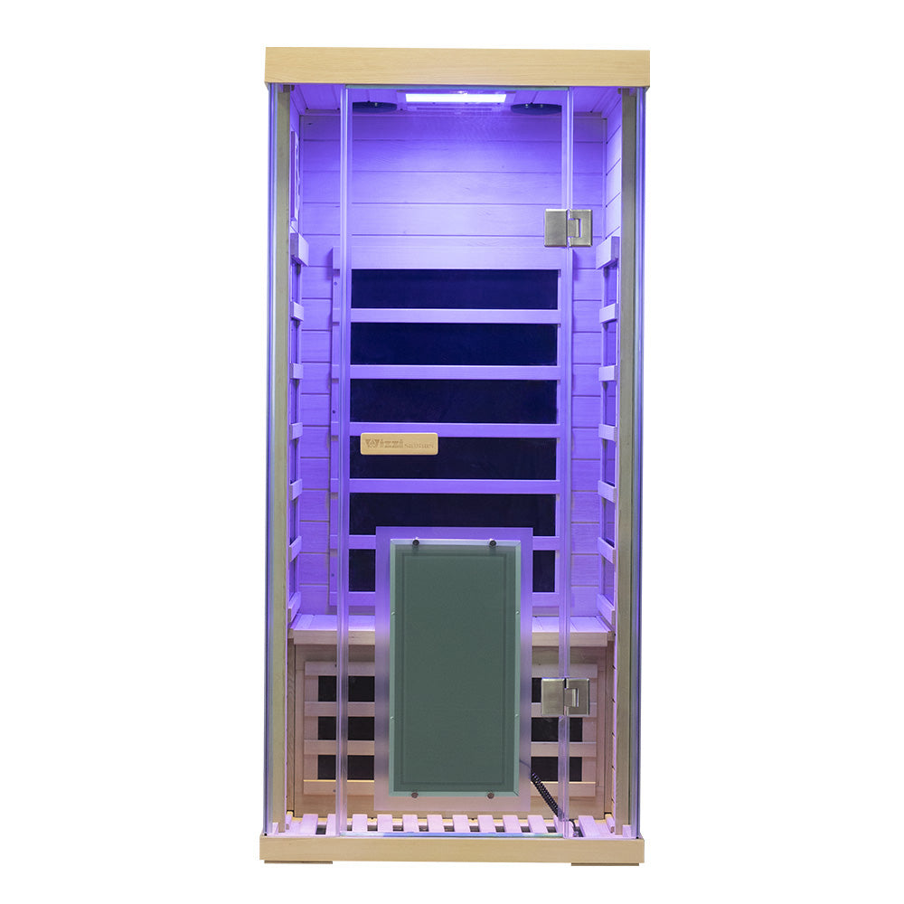 Wizzisaunas SH01 — 1-Person Full-Spectrum Infrared Sauna