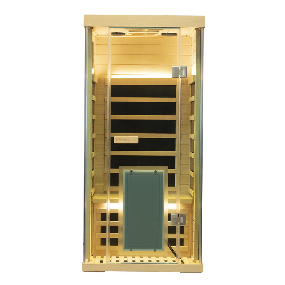 Wizzisaunas SH01 — 1-Person Full-Spectrum Infrared Sauna