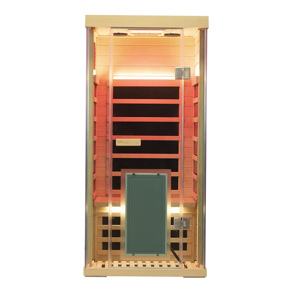 Wizzisaunas SH01 — 1-Person Full-Spectrum Infrared Sauna
