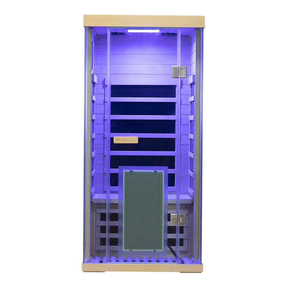 Wizzisaunas SH01 — 1-Person Full-Spectrum Infrared Sauna