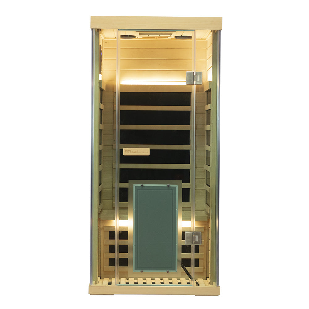 Wizzisaunas SH01 — 1-Person Full-Spectrum Infrared Sauna