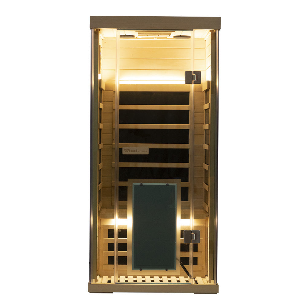 Wizzisaunas SH01 — 1-Person Full-Spectrum Infrared Sauna