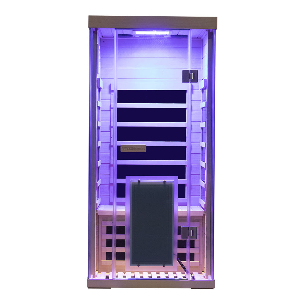 Wizzisaunas SH01 — 1-Person Full-Spectrum Infrared Sauna