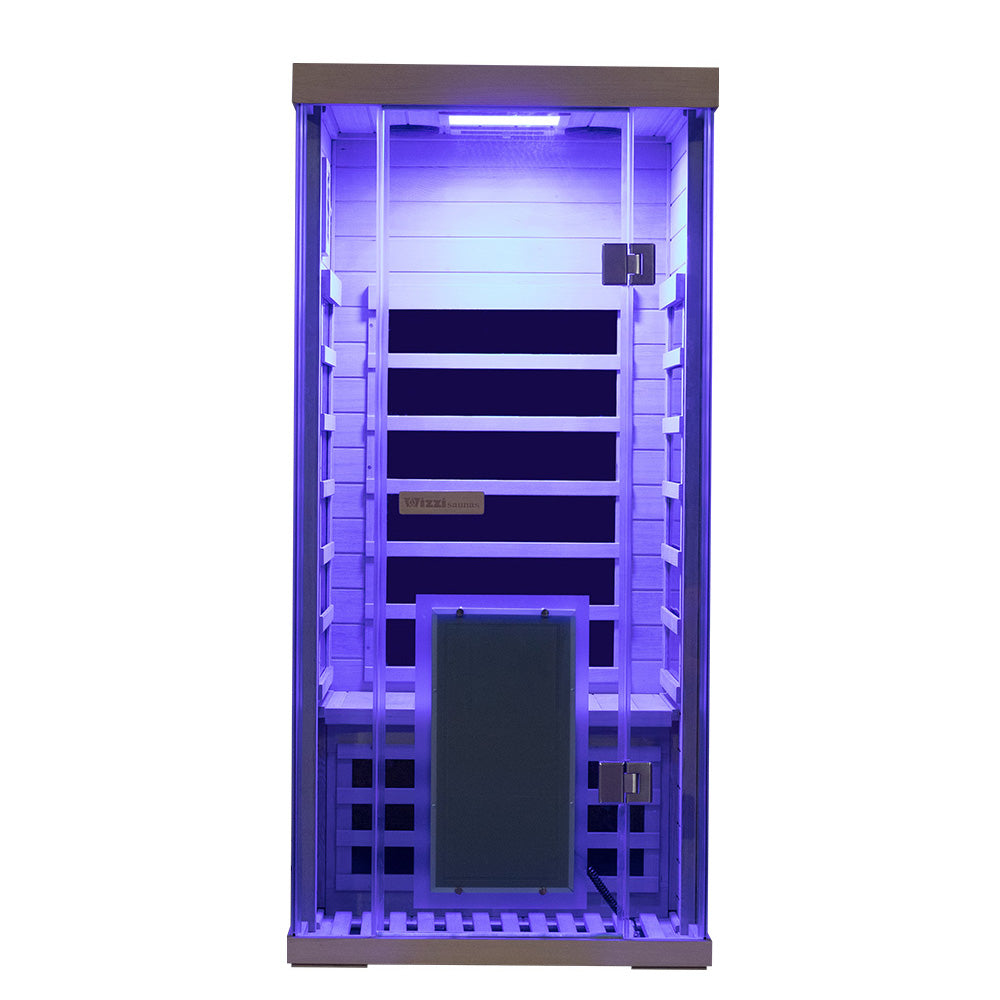 Wizzisaunas SH01 — 1-Person Full-Spectrum Infrared Sauna