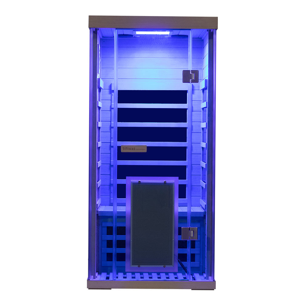 Wizzisaunas SH01 — 1-Person Full-Spectrum Infrared Sauna