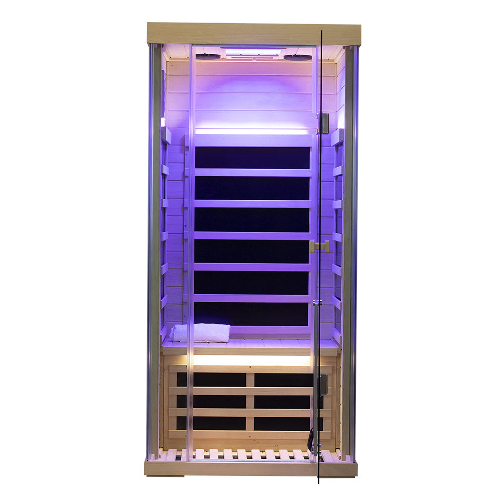 Wizzisaunas SH01 — 1-Person Full-Spectrum Infrared Sauna