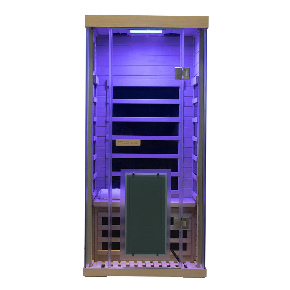 Wizzisaunas SH01 — 1-Person Full-Spectrum Infrared Sauna