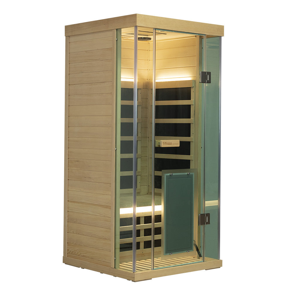 Wizzisaunas SH01 — 1-Person Full-Spectrum Infrared Sauna