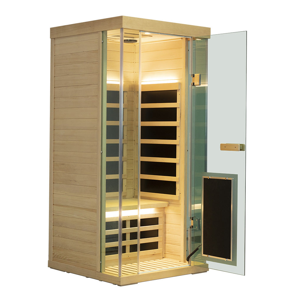 Wizzisaunas SH01 — 1-Person Full-Spectrum Infrared Sauna
