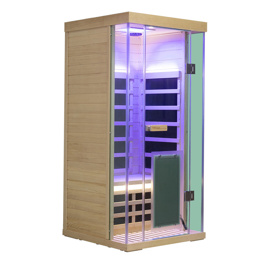 Wizzisaunas SH01 — 1-Person Full-Spectrum Infrared Sauna
