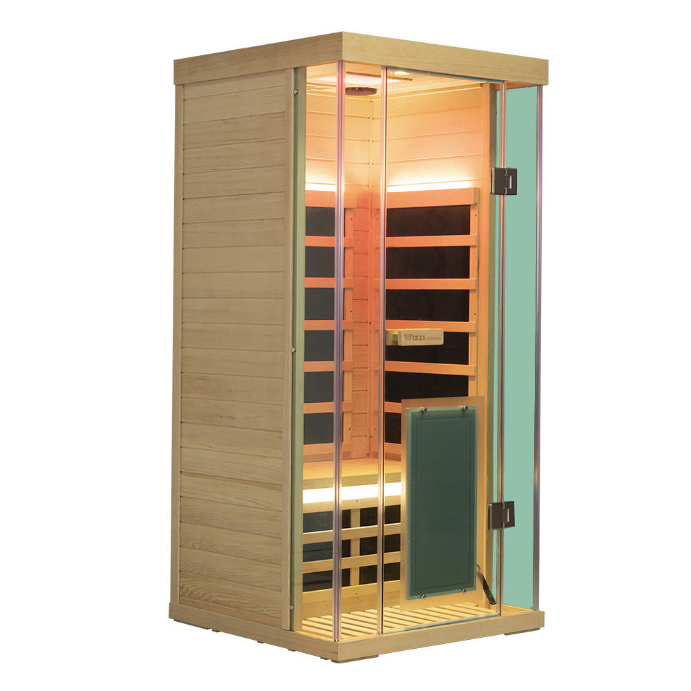 Wizzisaunas SH01 — 1-Person Full-Spectrum Infrared Sauna