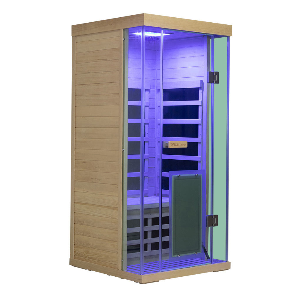 Wizzisaunas SH01 — 1-Person Full-Spectrum Infrared Sauna