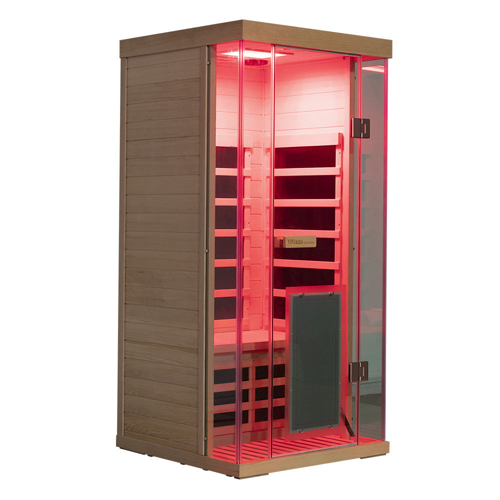 Wizzisaunas SH01 — 1-Person Full-Spectrum Infrared Sauna