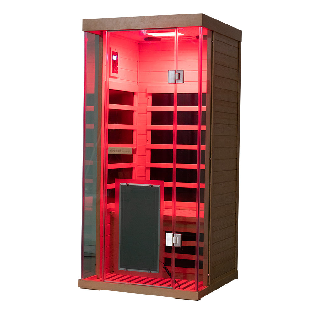 Wizzisaunas SH01 — 1-Person Full-Spectrum Infrared Sauna