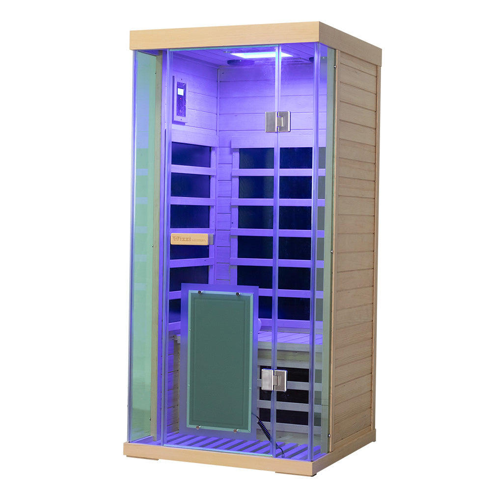 Wizzisaunas SH01 — 1-Person Full-Spectrum Infrared Sauna