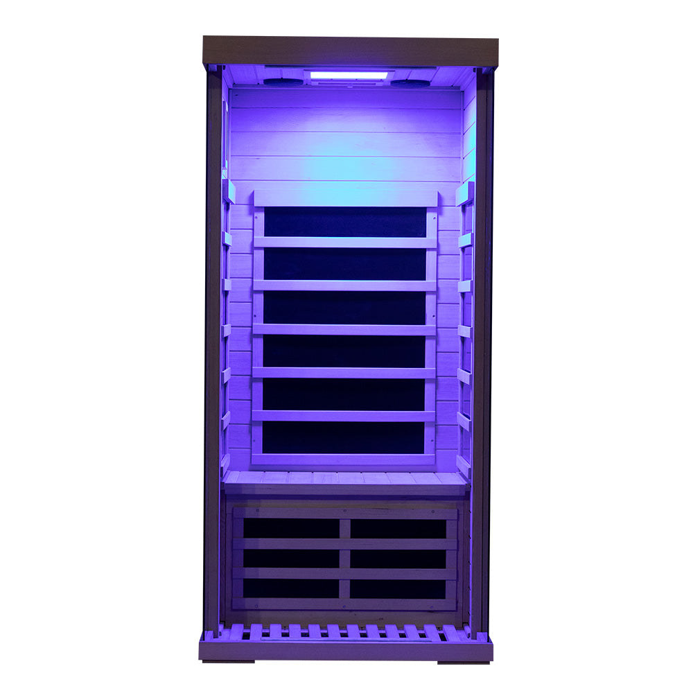 Wizzisaunas SH01 — 1-Person Full-Spectrum Infrared Sauna