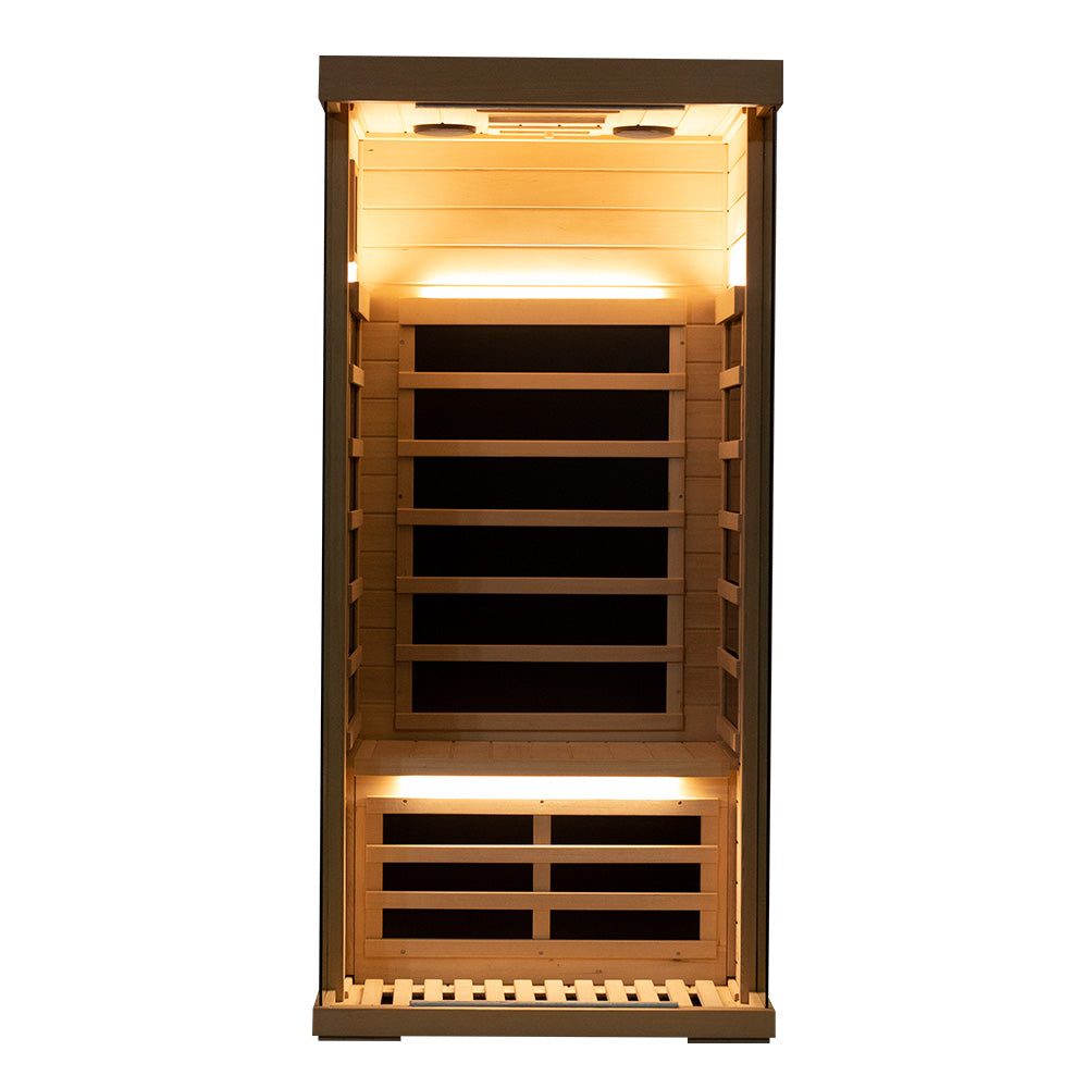 Wizzisaunas SH01 — 1-Person Full-Spectrum Infrared Sauna