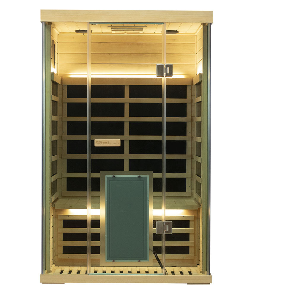 Wizzisaunas SH02 — 2-Person Full-Spectrum Infrared Sauna