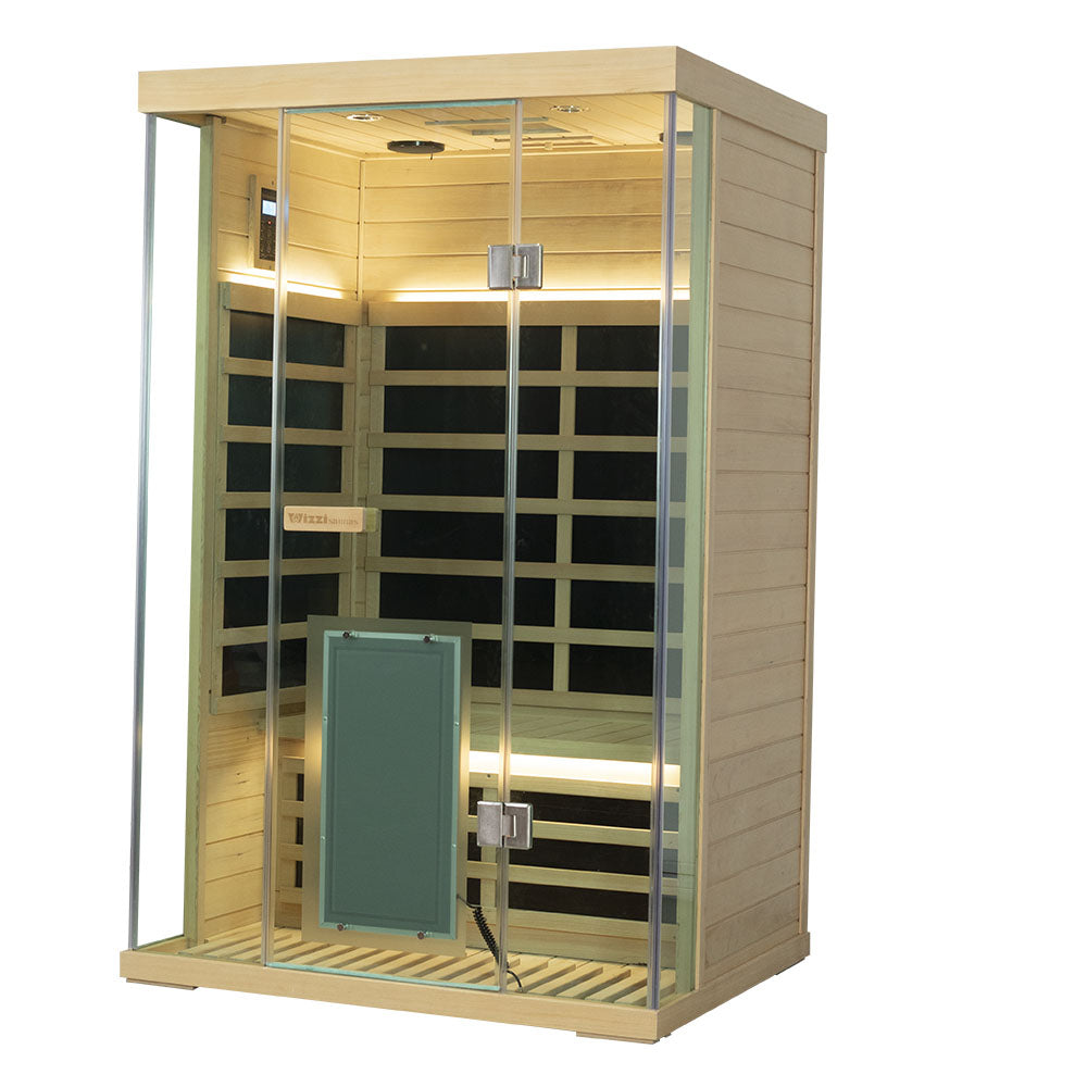 Wizzisaunas SH02 — 2-Person Full-Spectrum Infrared Sauna