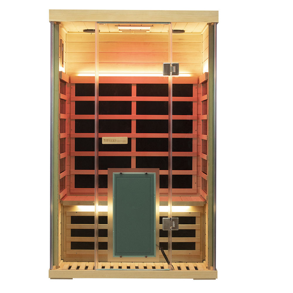 Wizzisaunas SH02 — 2-Person Full-Spectrum Infrared Sauna