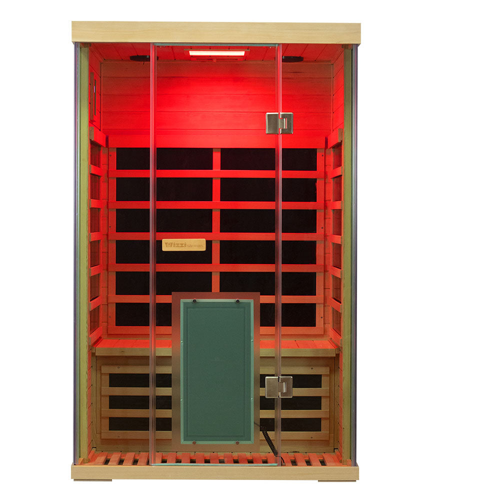 Wizzisaunas SH02 — 2-Person Full-Spectrum Infrared Sauna