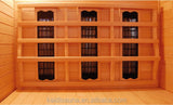 4-Person Modern Design Far-Infrared Sauna Room with Salt Generator Solid Hemlock Wood for Salt Therapy