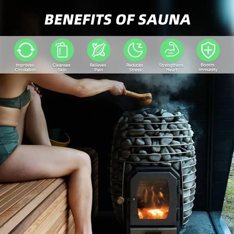 Factory Customized Outdoor Panoramic Sauna Room Round Steam Room Anti Corrosion Anti Cracking Durable Heating Home Spa Sauna