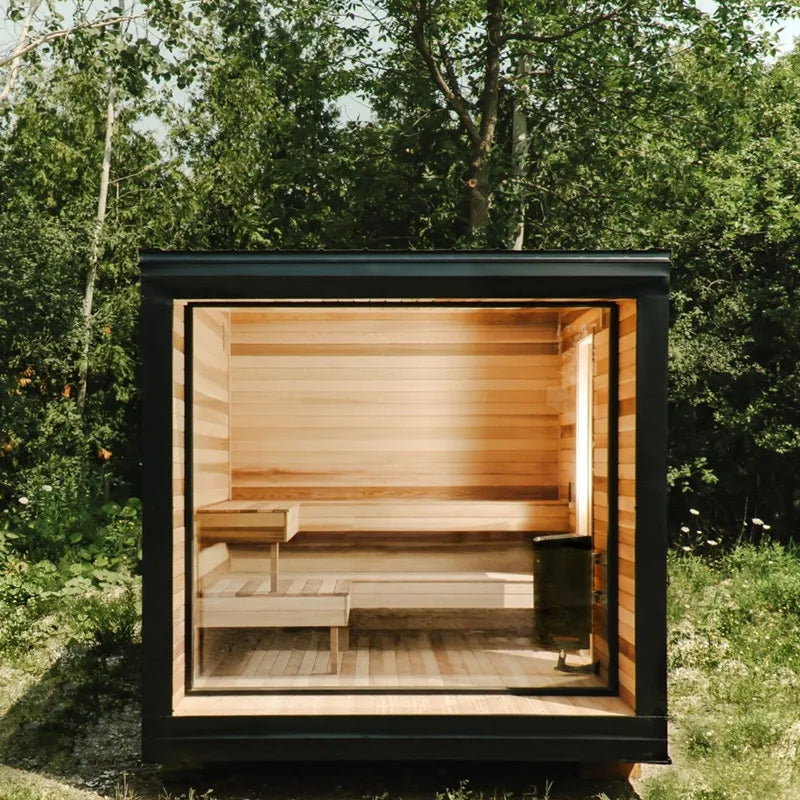 2-6 Person Outdoor Traditional Smart Sauna Factory Sauna Steam Shower Room