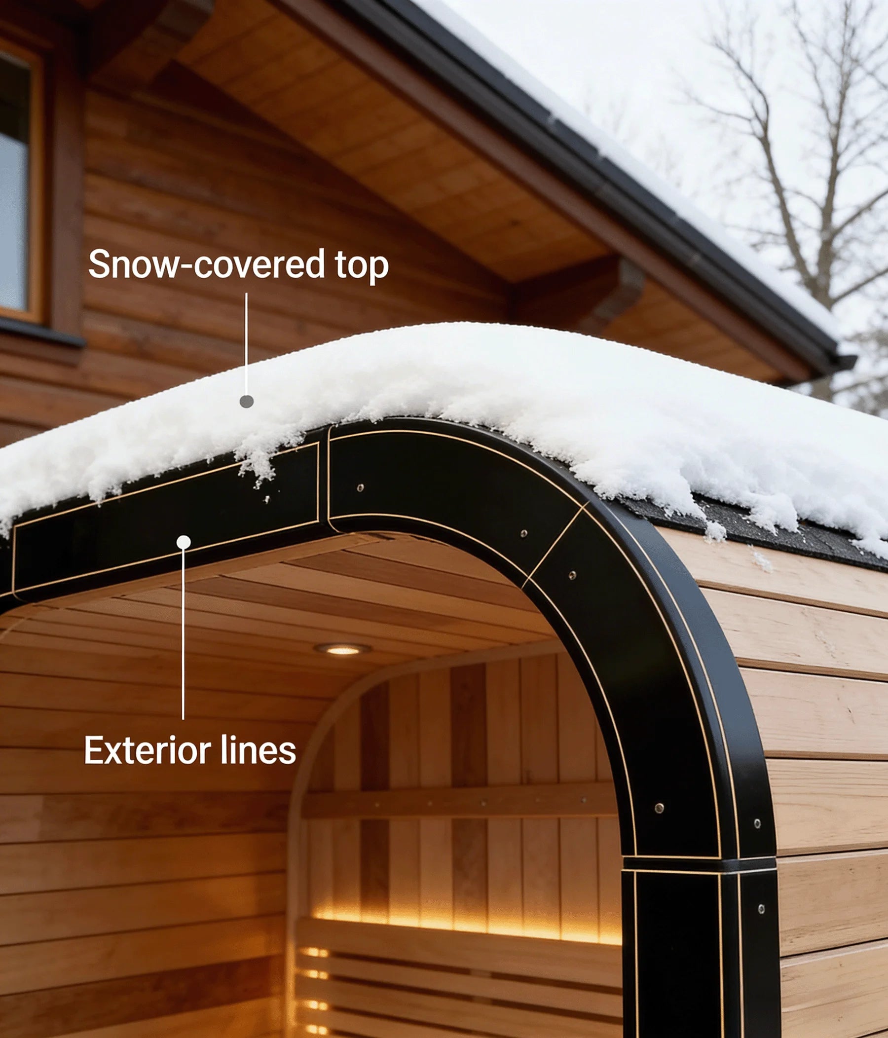 Factory Customized Outdoor Panoramic Sauna Room Round Steam Room Anti Corrosion Anti Cracking Durable Heating Home Spa Sauna