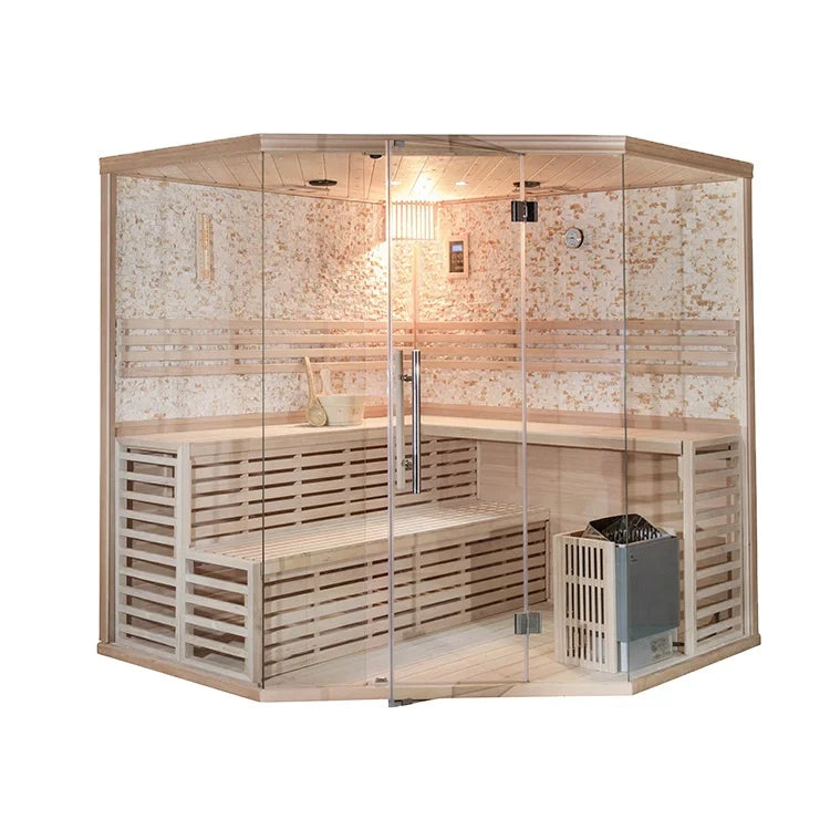 Steam Shower Sauna Cabin with Full Body Massage System