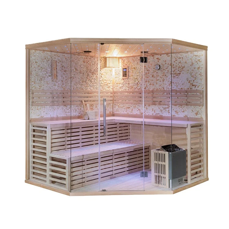 Steam Shower Sauna Cabin with Full Body Massage System