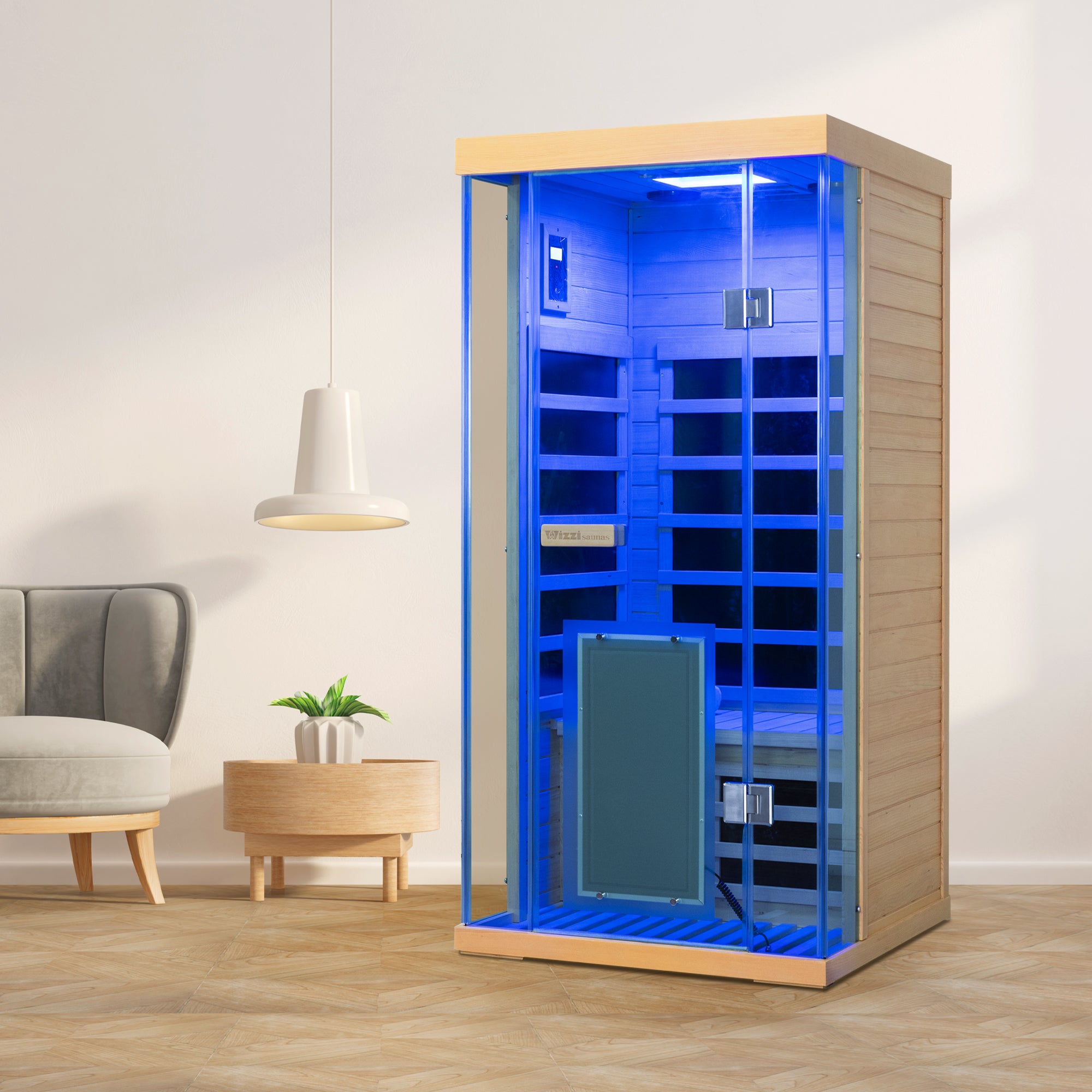 Wizzisaunas SH01 — 1-Person Full-Spectrum Infrared Sauna