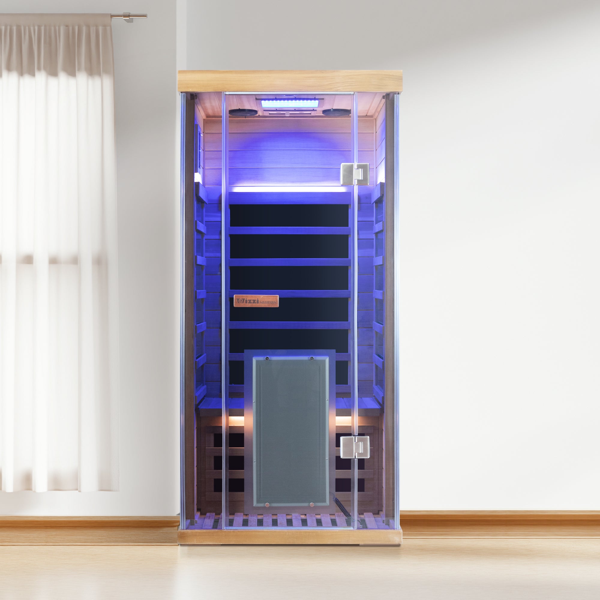 Wizzisaunas SR01 — 1-Person Traditional Steam Sauna Room