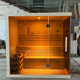 White Pine Traditional Dry Steam Sauna Room — Home & Clubhouse
