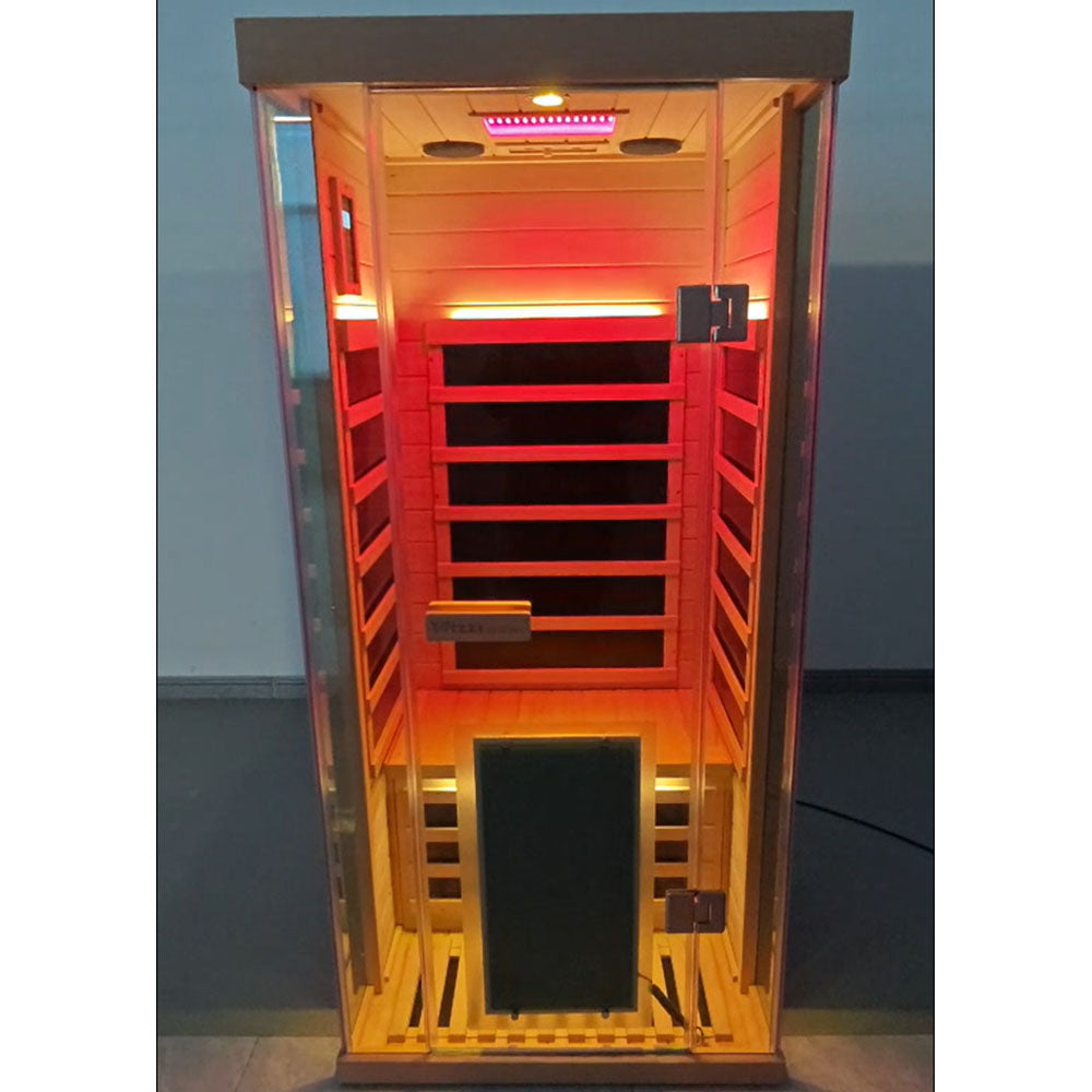 Wizzisaunas SH01 — 1-Person Full-Spectrum Infrared Sauna