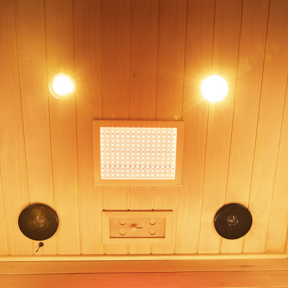 Wizzisaunas SH02 — 2-Person Full-Spectrum Infrared Sauna