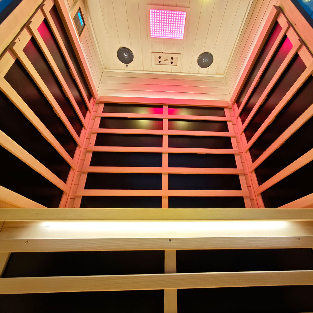 Wizzisaunas SH02 — 2-Person Full-Spectrum Infrared Sauna