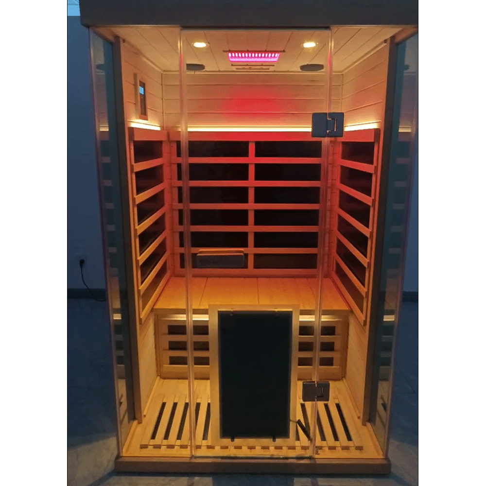 Wizzisaunas SH02 — 2-Person Full-Spectrum Infrared Sauna