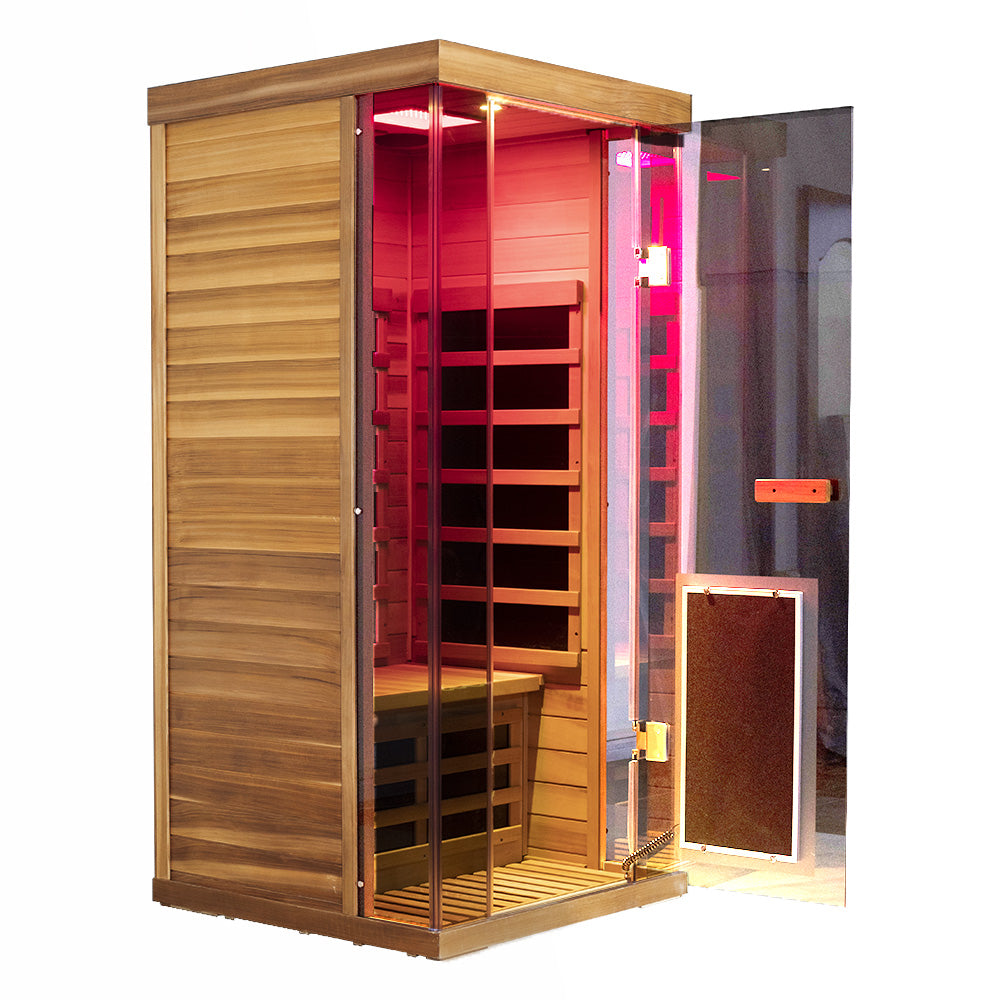 Wizzisaunas SR01 — 1-Person Traditional Steam Sauna Room