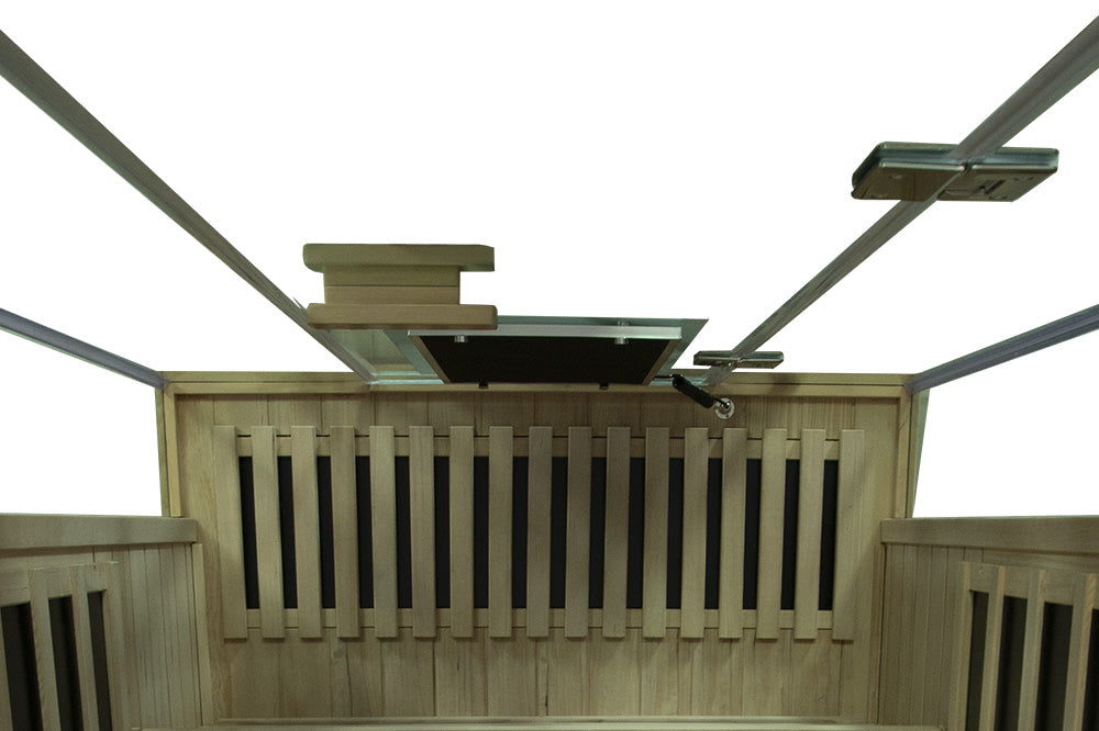 Wizzisaunas SH02 — 2-Person Full-Spectrum Infrared Sauna