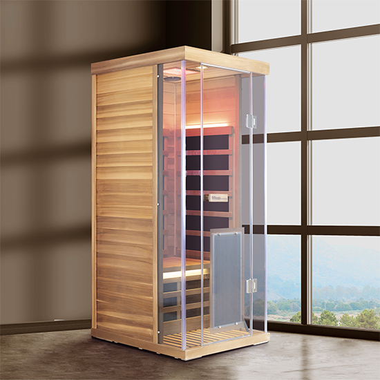 Wizzisaunas SR01 — 1-Person Traditional Steam Sauna Room